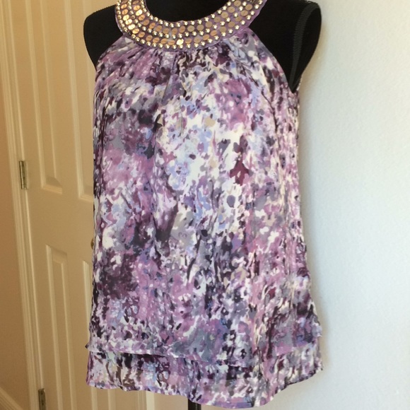Adiva Tops - 🎁 🎉HP!🎉🆕 NWT Beaded abstract top